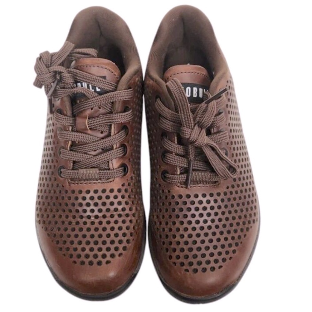 NOBULL Brown Perforated Athletic Sneakers